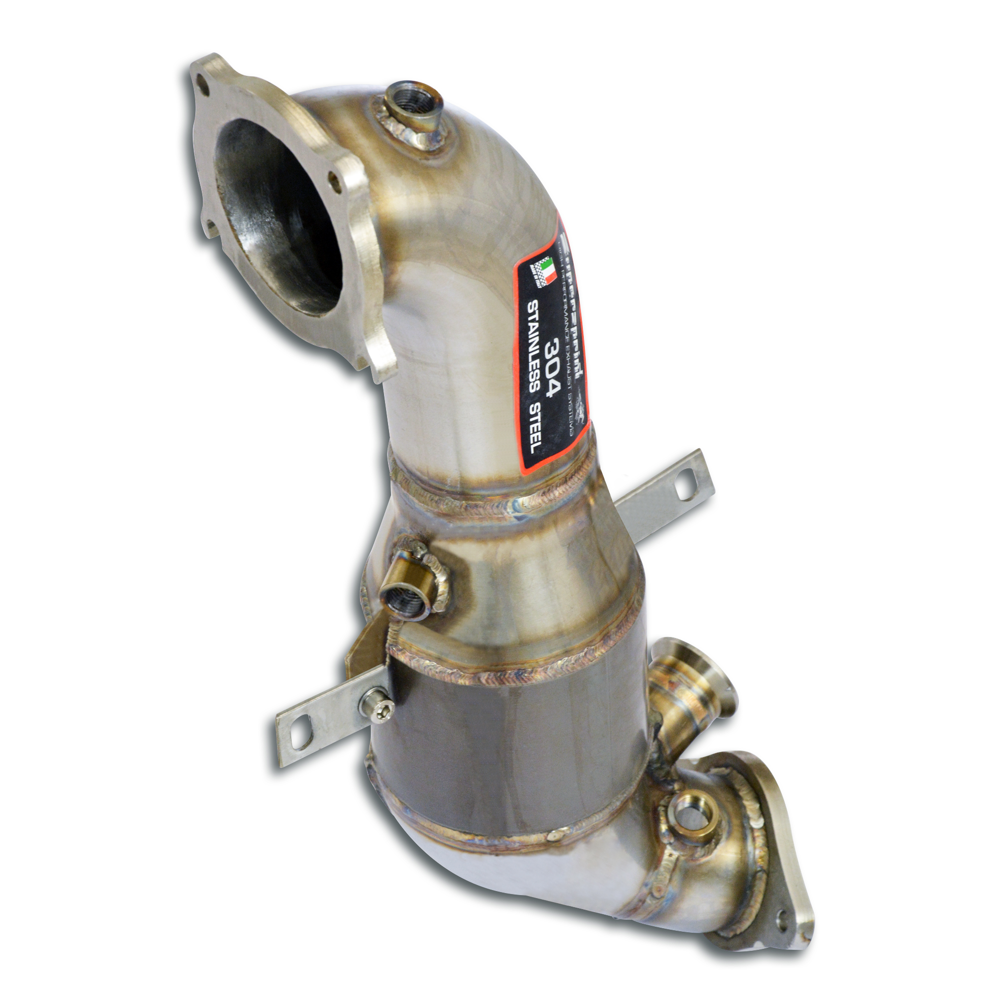 Downpipe + Catalizzatore metallico 100CPSI
